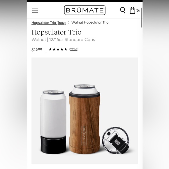 Brumate tri can cooler with cover lid and ice block - Picture 7 of 7